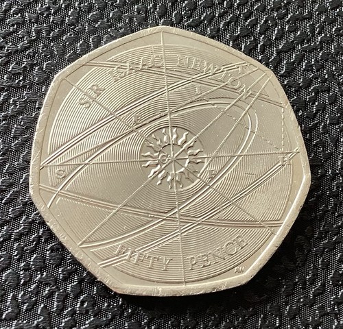 Sir isaac newton 2017 - newton, 50p