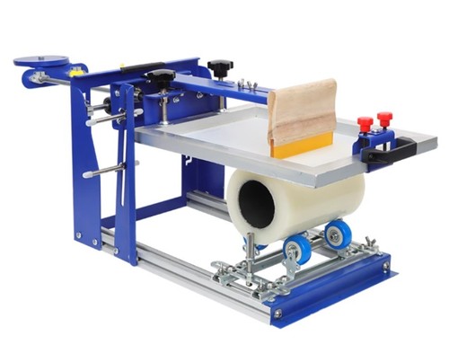 Manual curved screen printer - curved,