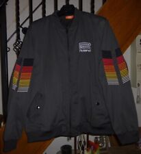 LIMITED EDITION ROLAND TR-808 BUTTONS BOMBER JACKET CHARCOAL/GREEN SIZE XXL