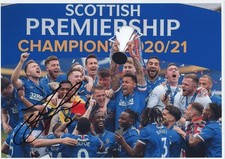 James Tavernier Hand Signed Photo A4 12x8 Inch Autograph Includes COA Rangers Fc