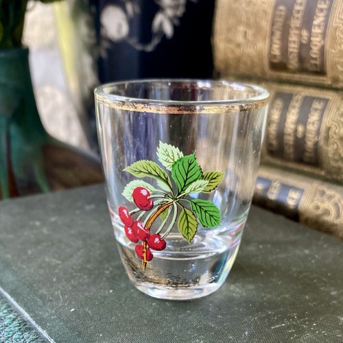 Cherry shot glass - b,