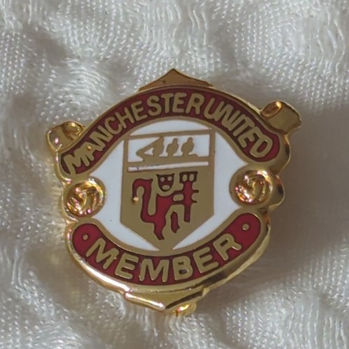 Manchester united enamel - united,