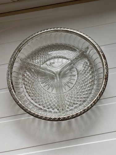 Vintage pressed glass and - pressed,
