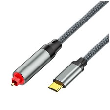 2X(Type-C to Fiber Optic Audio