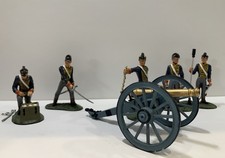 Britains Toy Soldier Napoleonic Royal Artillery Unit With Cannon Set 00290