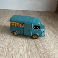 French Dinky No.25c Citroen 1200K Type H "Cibie" Van, turquoise body Yellow Hubs