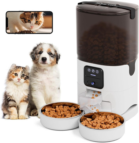 Automatic cat feeder - automatic, double