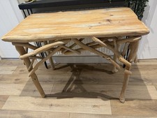 Solid Driftwood Console Table