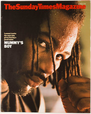 LENNOX LEWIS Alison Eastwood KATE WINSLET  Sunday Times magazine March 1998  KGB
