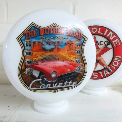 Mini gas pump globe route - pump, globe,