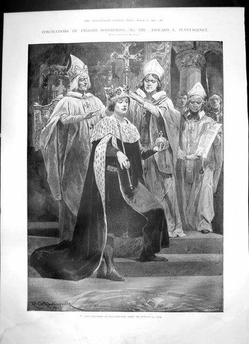 Antique old print - old,