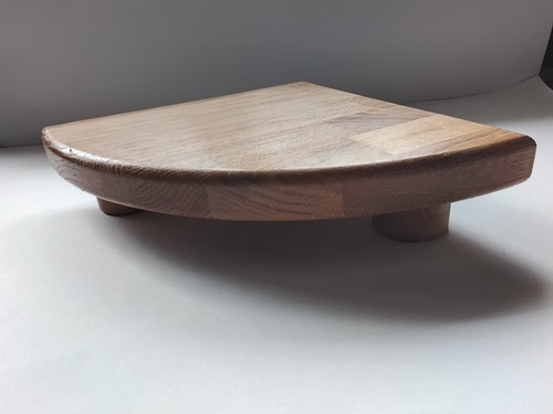 Recycled oak corner display - corner,