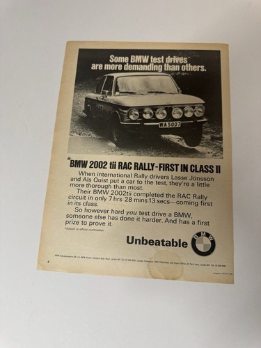 Original vintage 1973 bmw - vintage,
