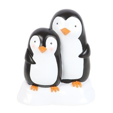 Penguin Couple Pair Resin