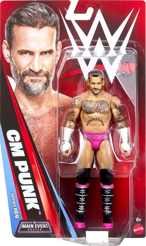 Mattel wwe punk action - cm,