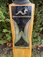 Woodworm cricket bat - bat, silver