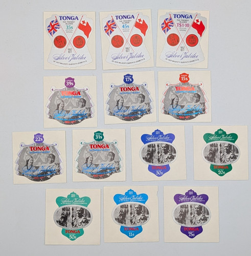 Stamps tonga queen s - 13,