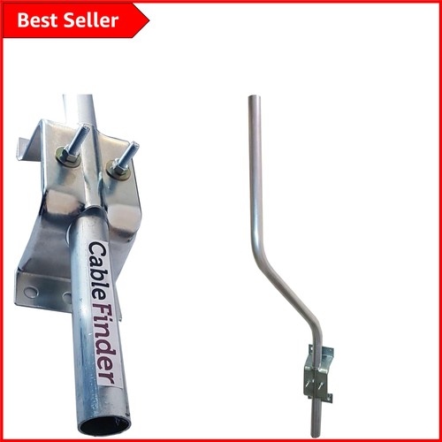 Alloy cranked mast wall - alloy,