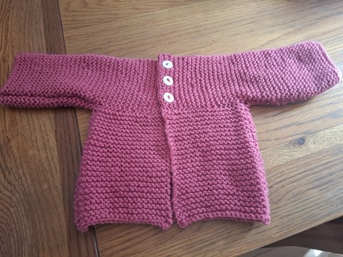 Hand knitted baby cardigan - knitted,