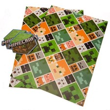 Minecraft Gift Wrap - Brand New Official Merchandise