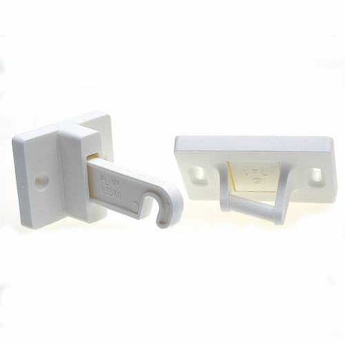 White hook lever - lever, door