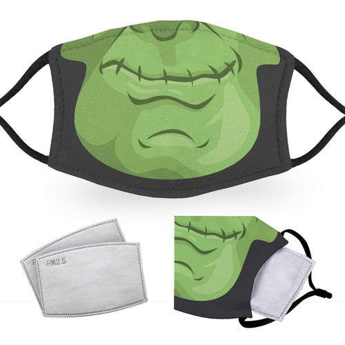 Frankenstein face halloween - frankenstein,