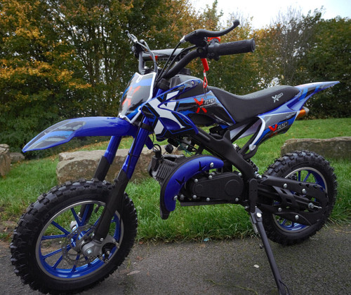 Dirt bike blue mini - bike, motorbike
