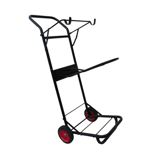 Folding saddle rack trolley - rack,