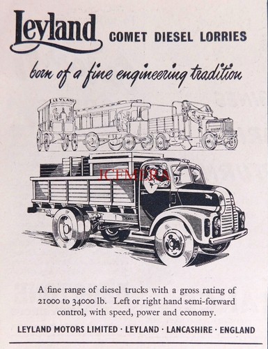 Leyland comet diesel - leyland, lorry