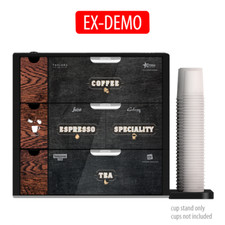 FLAVIA Coffee Shop Merchandiser Drinks Holder with Cup Stand -  EX DEMO