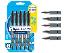 Paper Mate Flexgrip Ultra Retractable Ballpoint Pens | Medium Point (1.0Mm) | 5