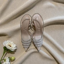 LADIES CLEAR DIAMANTE POINTED