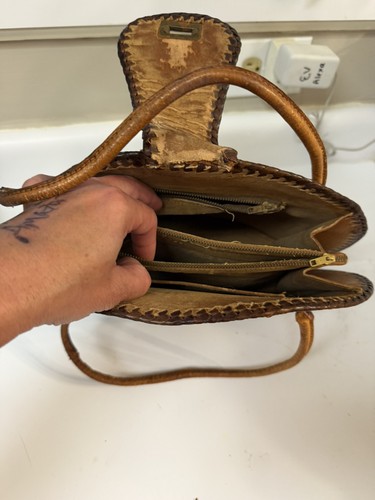 Vtg 1960s brown leather - vtg, 1960s-70’s