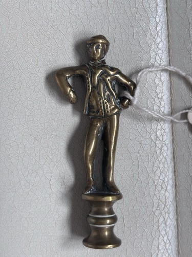 Victorian brass pipe tamper - brass,
