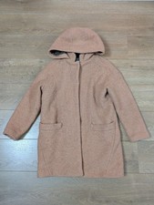 Zara Trufaluc Outerwear Division Coat Size M Women's Teddy Fleece Button Up