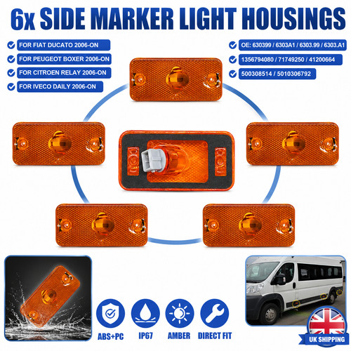 Side marker indicator lamp - side,