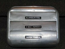 1950s ALUMINUM WALL-MOUNTED