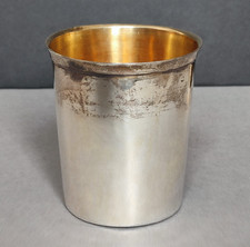 Solid Silver Flared Drinking
