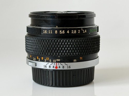 Olympus zuiko 50mm 1 4 - om, g