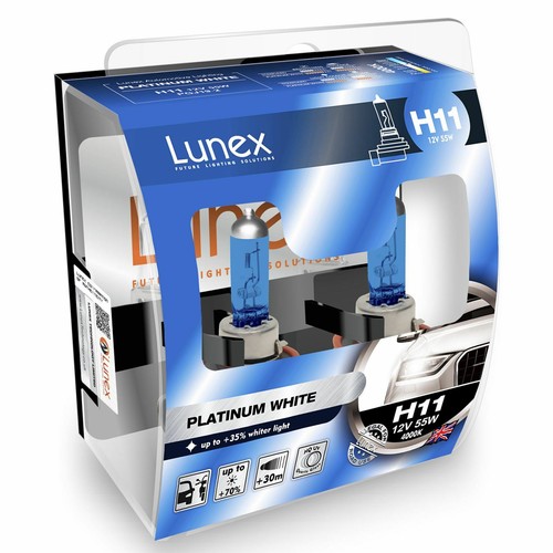 Lunex platinum white h11 - platinum, car