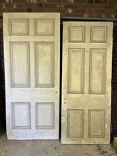 Pair of reclaimed period 6 panel doors