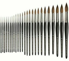 Da Vinci Maestro Kolinsky Sable Series 10 Rounds. Artists Watercolour Brush.