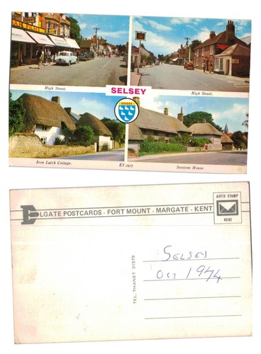 Vintage postcard selsey high - -,