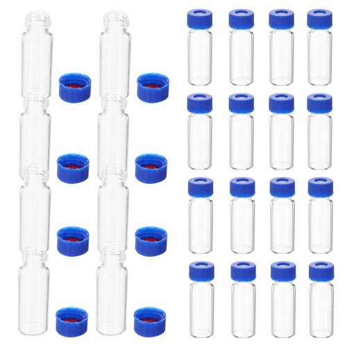 100 pcs empty glass vials - glass, with