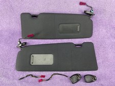 BMW E81 E87 Sun Visors M Sport Black Coupe E82 3 5 Door Pair 7252503 Illuminated