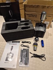Fanatec ClubSport Shifter SQ V1.5 Boxed with uprated spring, extra knobs