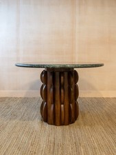 Graham and Green Half Moon Marble Dining Table