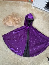 Disney Store Hocus Pocus Sara Sanderson Sisters Dress Up Costume Wig And Cape