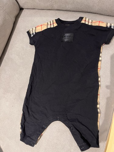 Burberry baby lennox romper - baby,