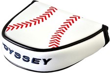 ODYSSEY BASEBALL SPECIAL EDITION MALLET PUTTER HEADCOVER fits 2-ball & # 7 - NEW